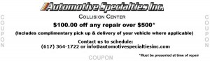 Collision Repair coupon