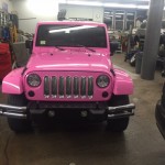 pink jeep wrangler