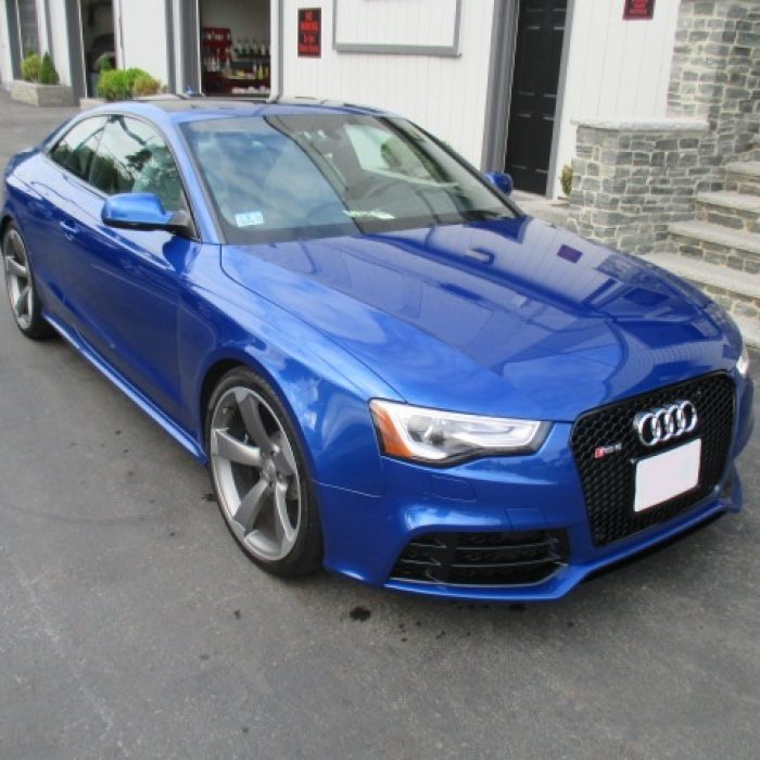 Blue Audi